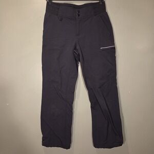 Duluth Trading Co Straight Leg Pants Reflective Elements, Women's‎ Size 6, Black